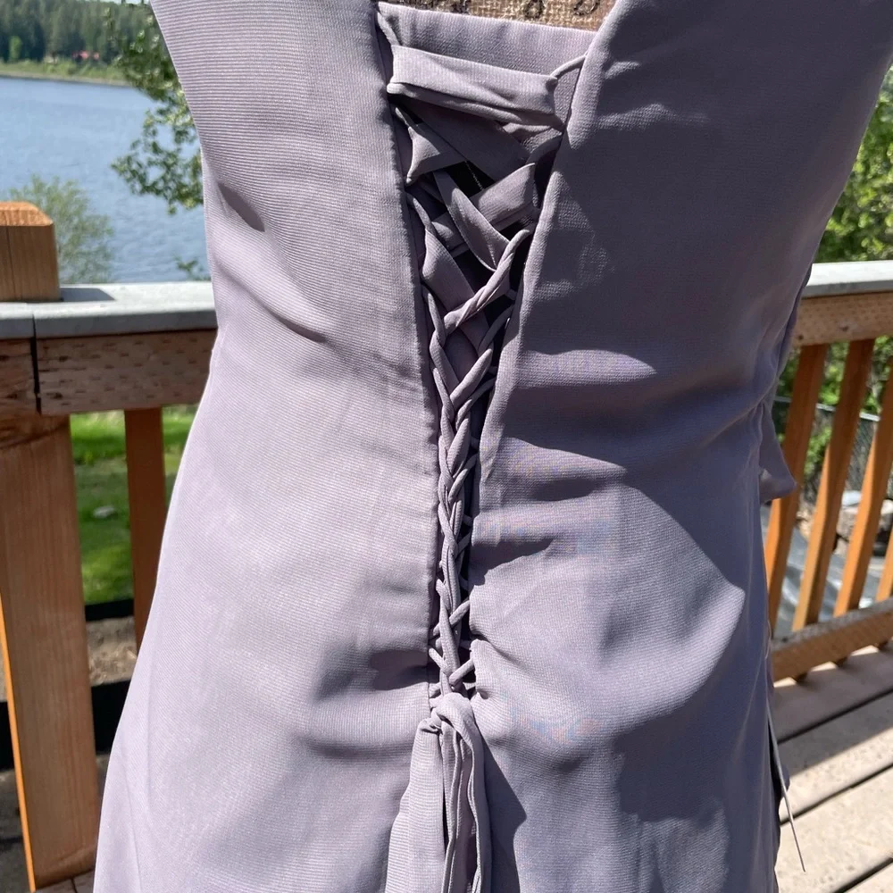 NWT Mother of The Bride Chiffon Tiered Ruffles Long Formal Evening Gowns - Picture 8 of 10